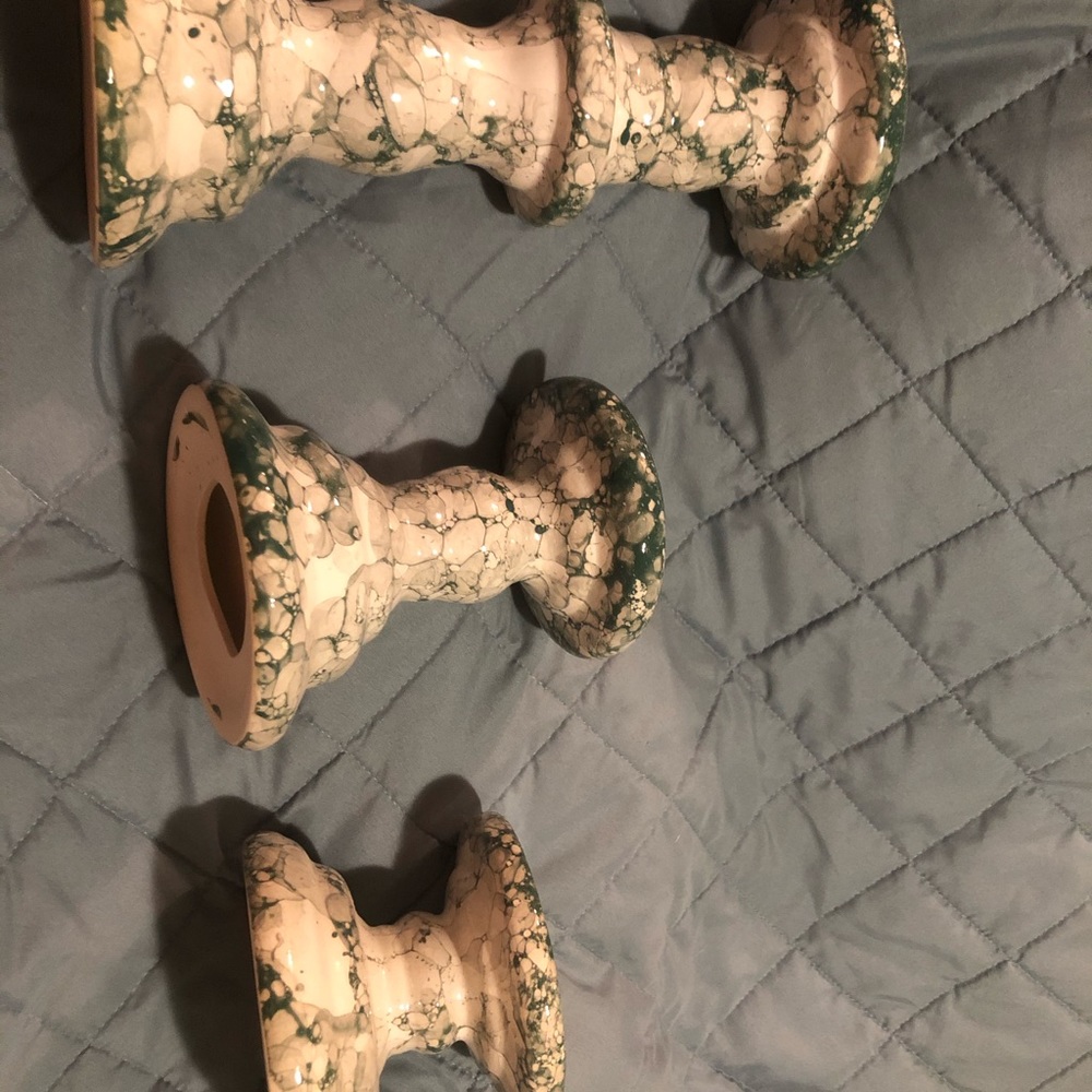 Set of Three Candle Holders! Like New!